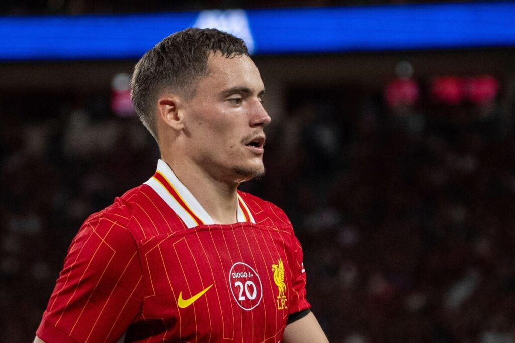 Le footballeur Florian Wirtz joue pour le Liverpool Football Club