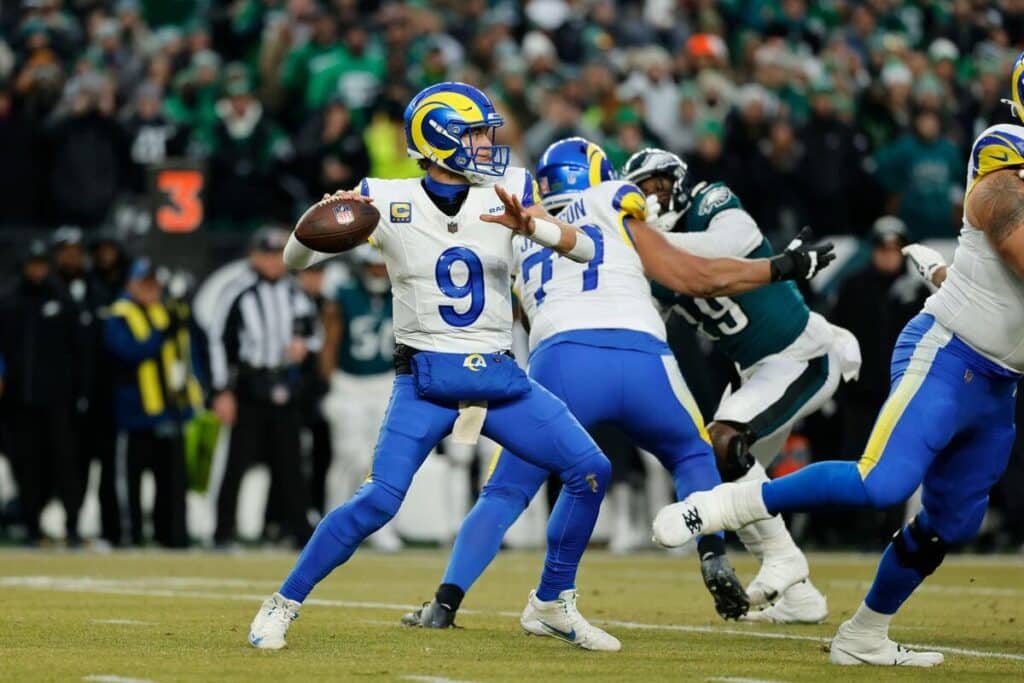 Le quart des Rams de Los Angeles Matthew Stafford