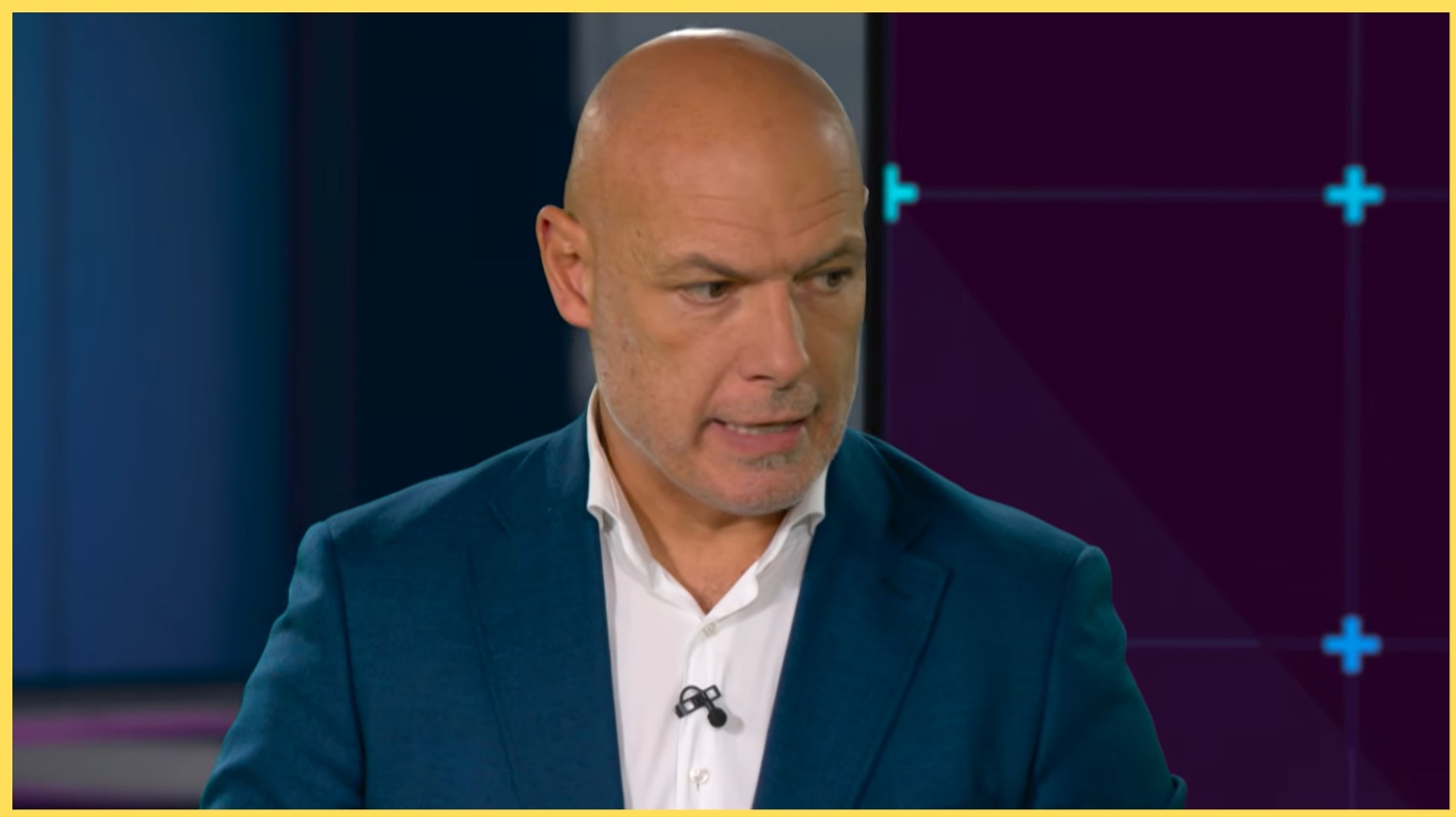 Howard Webb speaks during Premier League Match Officials Mic