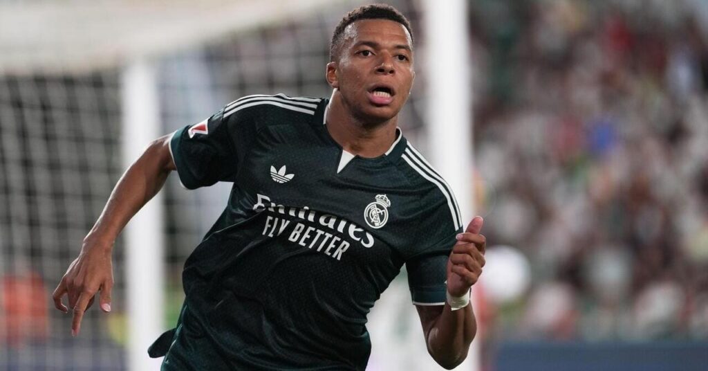L'attaquant du Real Madrid Kylian Mbappé