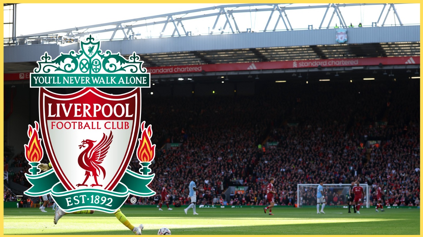Action du match entre Liverpool et Man City à Anfield